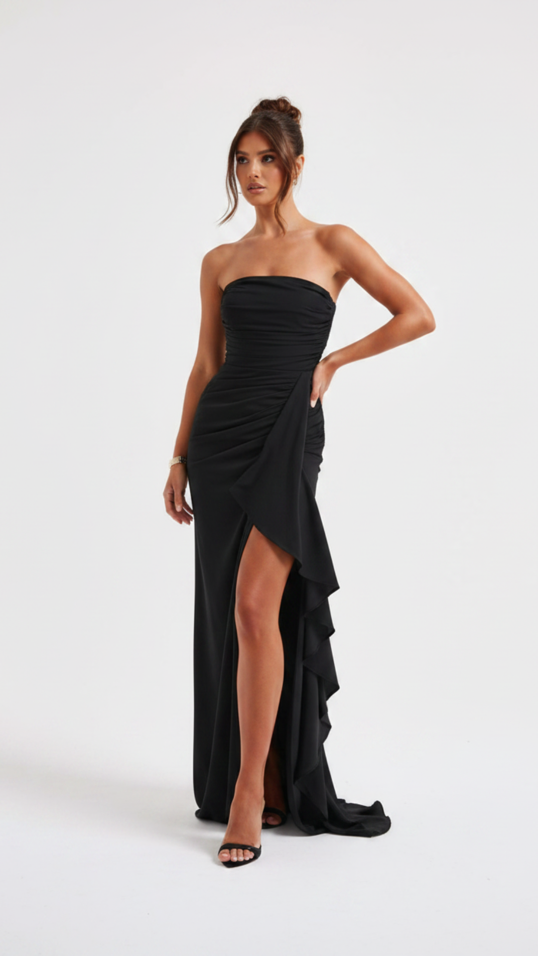 Robe-Soirée  Bandeau Fendue
