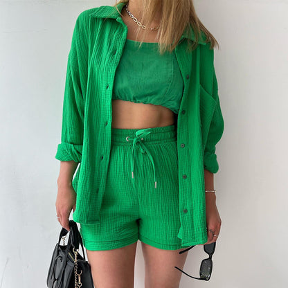 Ensemble Chemise & Short en Gaze